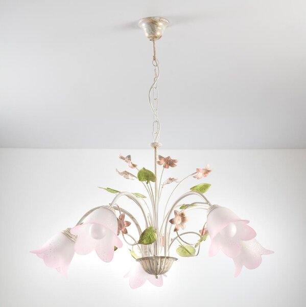ONLI - Luster na reťazi BOTTON DORO 5xE14/6W/230V