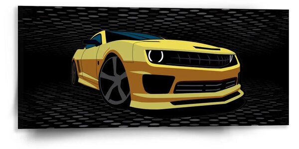 Sablio Obraz Chevrolet Camaro Bodky - 110x50 cm