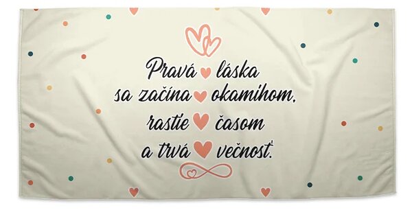 Sablio Uterák Pravá láska - 30x50 cm