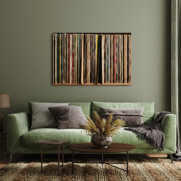 Obraz retro vinylové platne