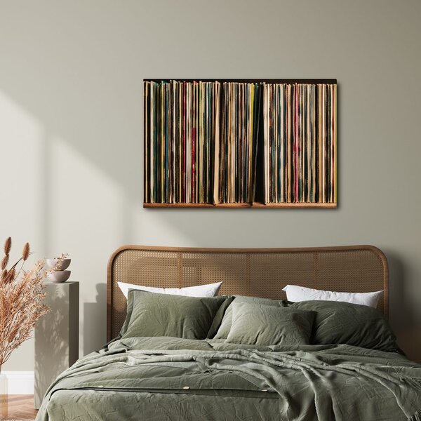 Obraz retro vinylové platne