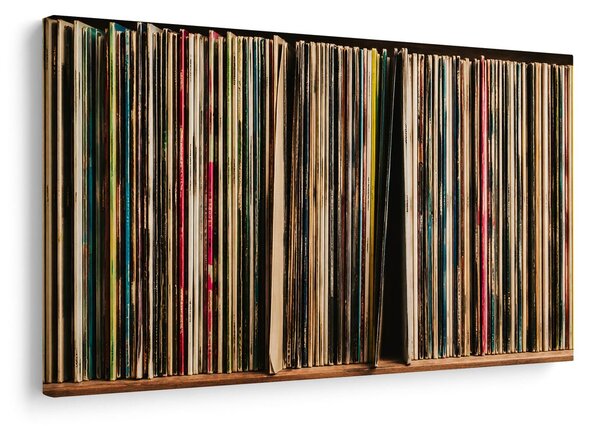 Obraz retro vinylové platne