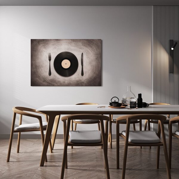Obraz vinyl medzi príborom