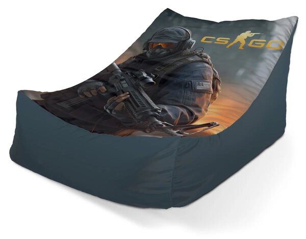 Sablio Sedací vak Lounge CS:GO Vojak 2 - 80 x 95 x 50 cm