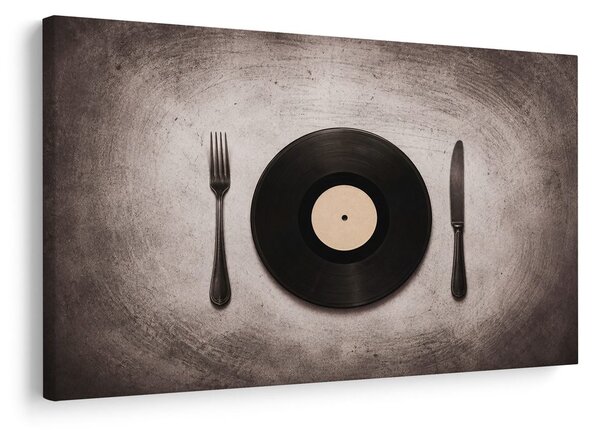 Obraz vinyl medzi príborom