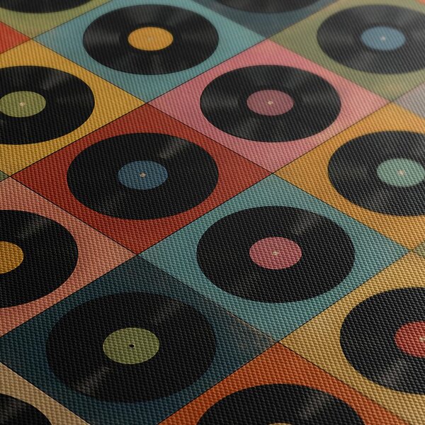 Obraz retro vinylové platne