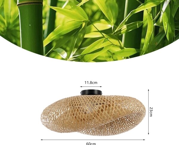 Immax 08298L - Stropné svietidlo BOHO HILO 1xE27/40W/230V pr. 60 cm