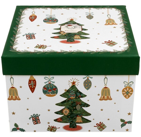 Porcelánová šálka s podšálkou Christmas Tree 250 ml sada 2ks