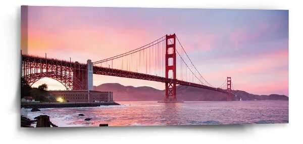 Sablio Obraz Golden Gate - 110x50 cm