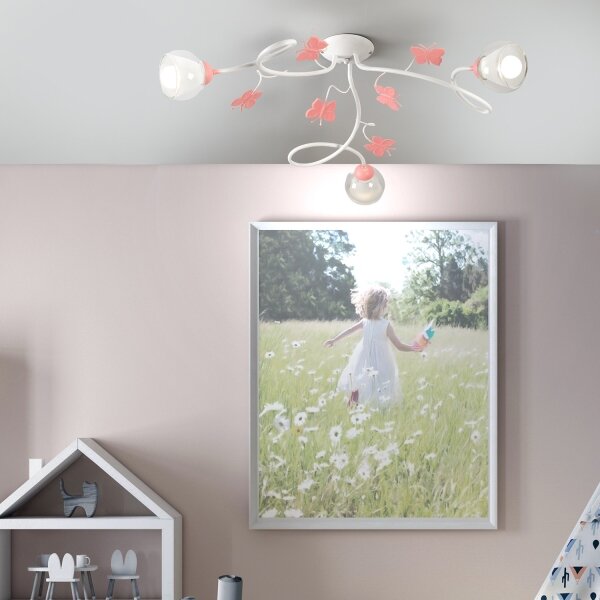 ONLI - Detský prisadený luster BUTTERFLY 3xE14/6W/230V