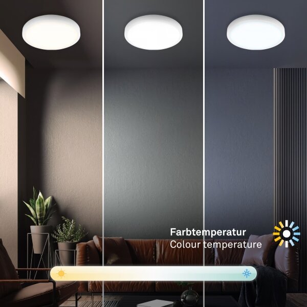 Brilo - LED RGBW stmievateľné stropné svietidlo LED/20W/230V 2200-6500K pr. 27 cm
