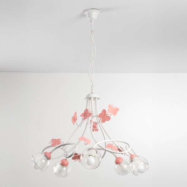 ONLI - Detský luster BUTTERFLY 5xE14/6W/230V