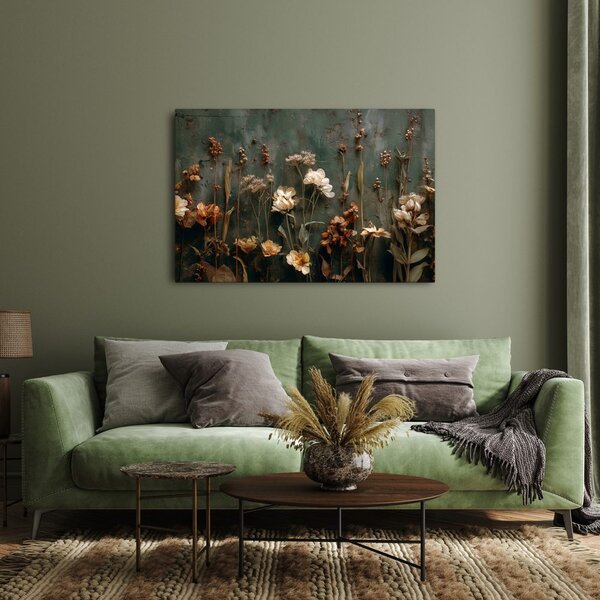 Obraz romantické sušené kvety