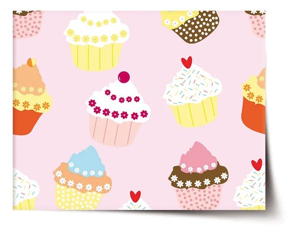 Sablio Plagát Muffiny - 60x40 cm