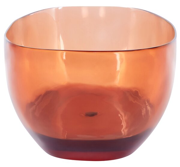Voľne stojaca vaňa priehľadná červená z materiálu solid surface 169 x 78 cm oválne pre jednu osobu moderný dizajn