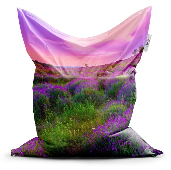 Sablio Sedací vak Levanduľové pole 2 - 150x100 cm
