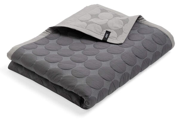 HAY Prikrývka Mega Dot Organic 260x260, dark grey