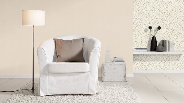 RASCH | Vliesová tapeta na stenu Country Charme 486131 | 0,53 x 10,05 m | krémová, šedá, ružová
