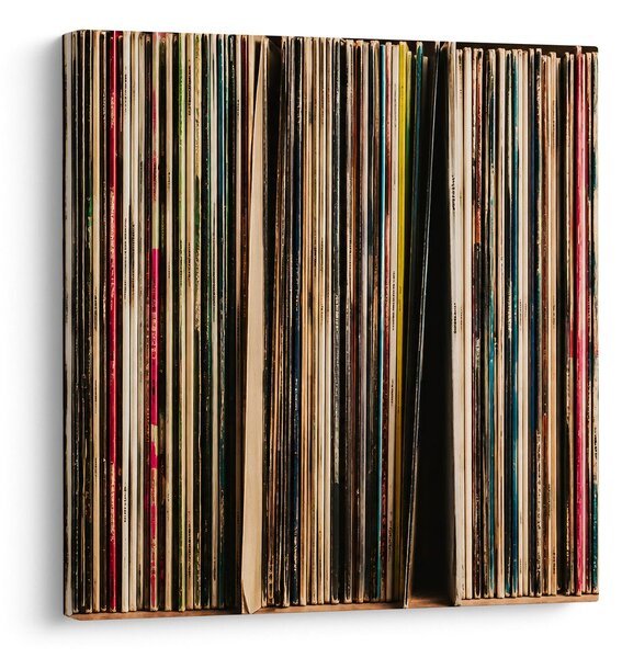Obraz farebné chrbty albumov
