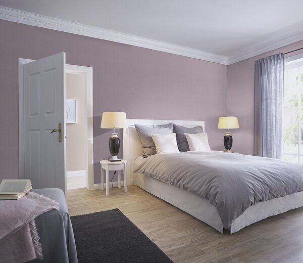 RASCH | Vliesová tapeta na stenu Country Charme 448535 | 0,53 x 10,05 m | fialová