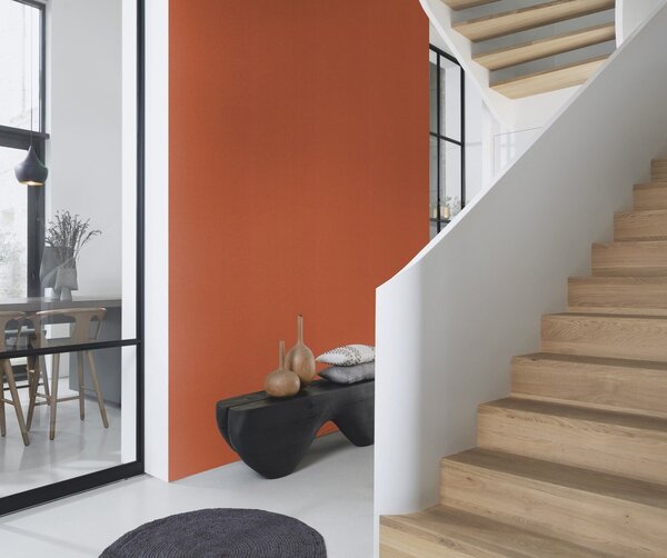 RASCH | Vliesová tapeta na stenu Country Charme 449051 | 0,53 x 10,05 m | červená