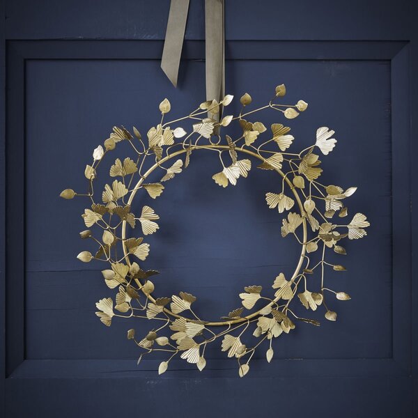 Dekoračný veniec Twigs Antique Brass 41 cm