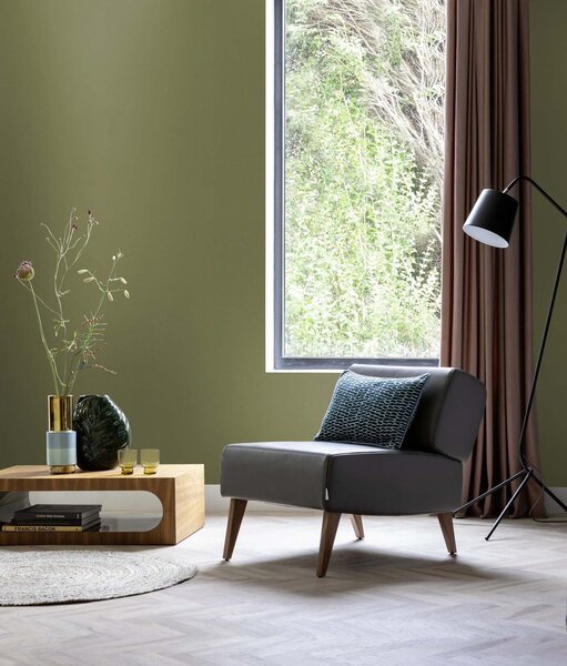 RASCH | Vliesová tapeta na stenu Country Charme 452068 | 0,53 x 10,05 m | zelená