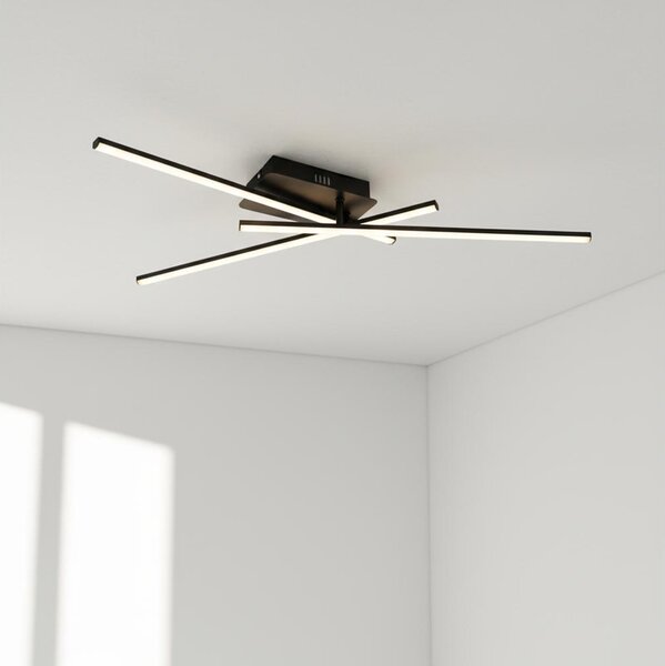 Brilagi - LED stropné svietidlo STRIPES LED/30W/230V čierna