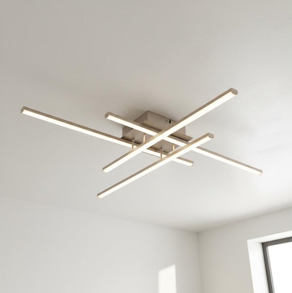 Brilagi - LED stropné svietidlo STRIPES LED/37W/230V strieborné