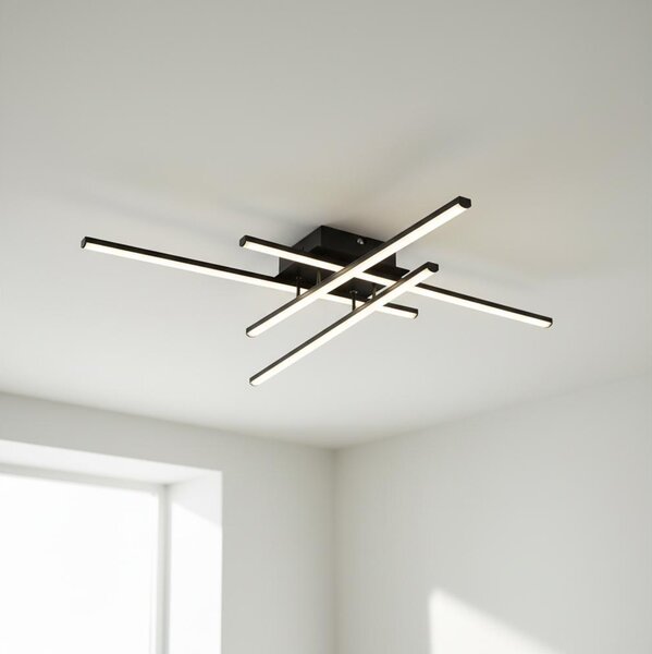 Brilagi - LED stropné svietidlo STRIPES LED/37W/230V čierne