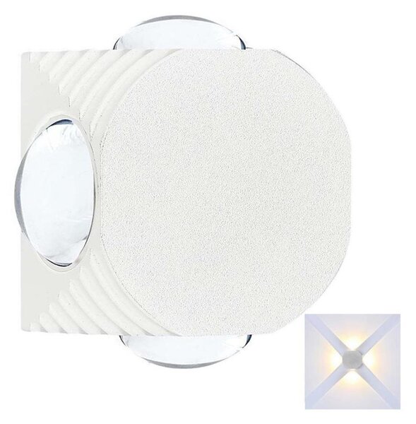 LED Vonkajšie nástenné svietidlo LED/4W/230V 4000K IP54 biela