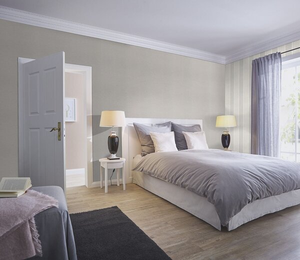 RASCH | Vliesová tapeta na stenu Country Charme 464023 | 0,53 x 10,05 m | fialová