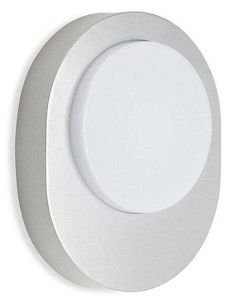 Telefunken 312004TF - LED Vonkajšie nástenné svietidlo LED/8W/230V IP44 strieborná