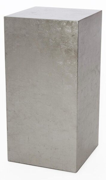 Podstavec PODEST, sklolaminát, výška 60 cm, strieborný lesk