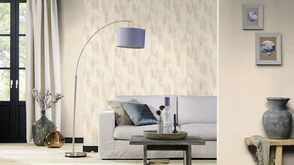 RASCH | Vliesová tapeta na stenu Country Charme 536812 | 0,53 x 10,05 m | béžová