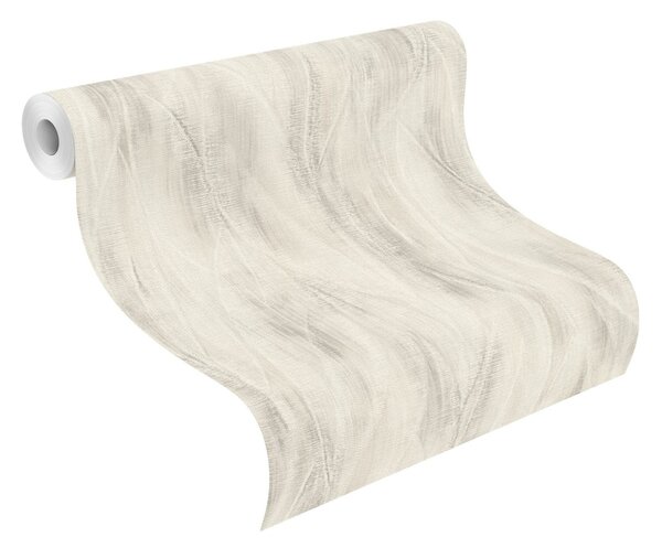 RASCH | Vliesová tapeta na stenu Country Charme 486254 | 0,53 x 10,05 m | šedá, krémová
