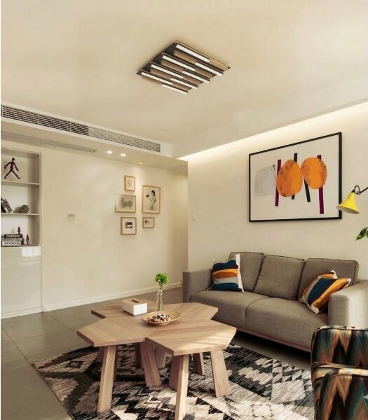Wofi 9031-1006 - LED Stmievateľné stropné svietidlo PALERMO LED/40W/230V drevo