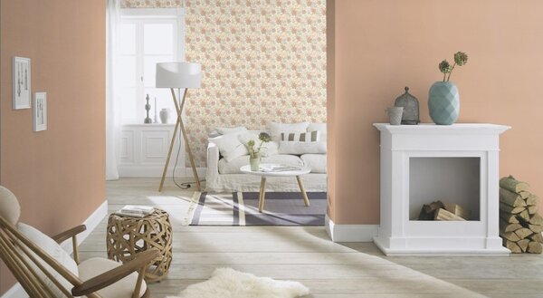 RASCH | Vliesová tapeta na stenu Country Charme 687576 | 0,53 x 10,05 m | medená