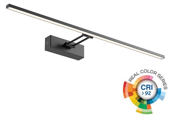Redo 01-3463 - LED Obrazové svietidlo LINEAR LED/8W/230V 60,5 cm CRI 92 čierna