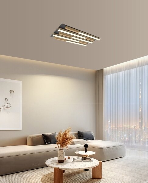 Wofi 9031-506S - LED Stmievateľné stropné svietidlo PALERMO LED/34W/230V drevo
