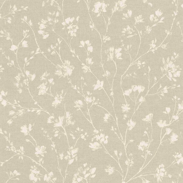 RASCH | Vliesová tapeta na stenu Country Charme 463811 | 0,53 x 10,05 m | krémová, béžová