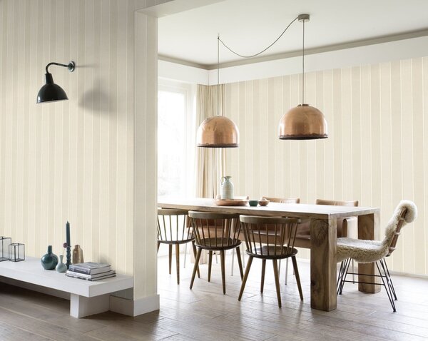 RASCH | Vliesová tapeta na stenu Country Charme 463910 | 0,53 x 10,05 m | krémová, béžová
