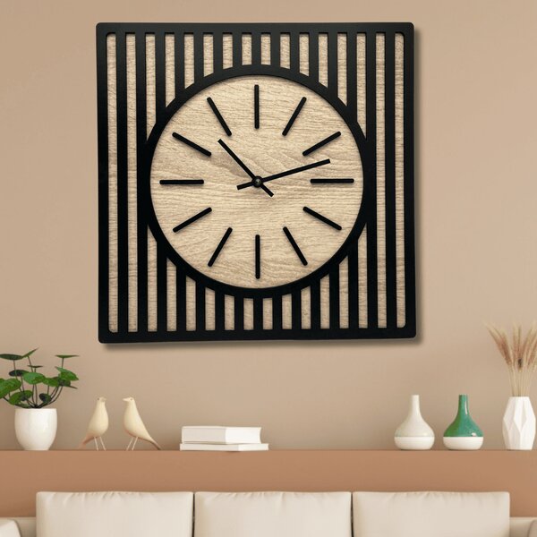 KMDESING | Štýlové drevené hodiny na stenu - Minimal