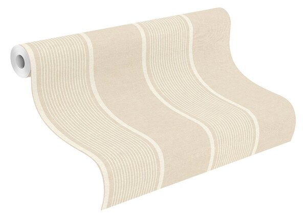 RASCH | Vliesová tapeta na stenu Country Charme 463910 | 0,53 x 10,05 m | krémová, béžová