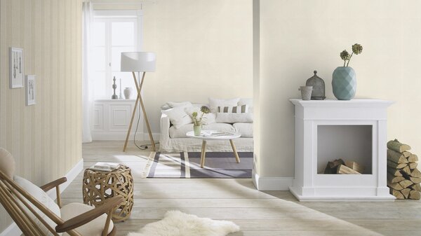 RASCH | Vliesová tapeta na stenu Country Charme 463910 | 0,53 x 10,05 m | krémová, béžová