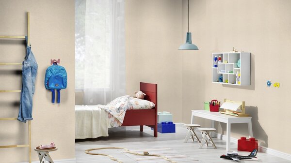 RASCH | Vliesová tapeta na stenu Country Charme 464016 | 0,53 x 10,05 m | béžová