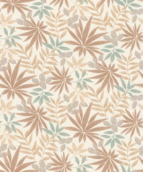 RASCH | Vliesová tapeta na stenu Country Charme 580228 | 0,53 x 10,05 m | biela, hnedá
