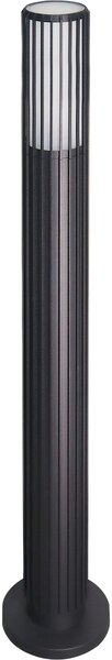 Exteriérové svietidlo Vertical, 1x čierne kovové tienidlo, b