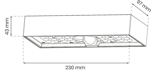 Exteriérové solárne nástenné LED svietidlo Brick, 1x LED 6w, čierna, pohybový senzor