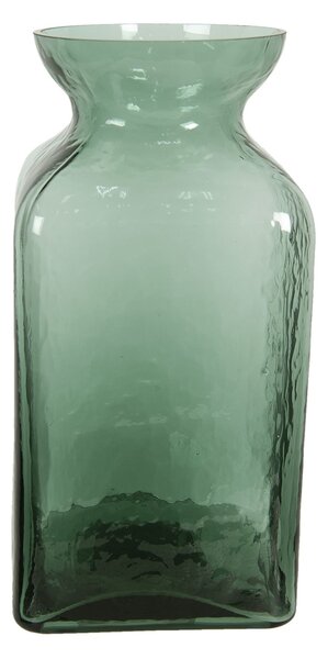 Zelenkavá sklenená váza Erica I. - Ø 12 * 25 cm